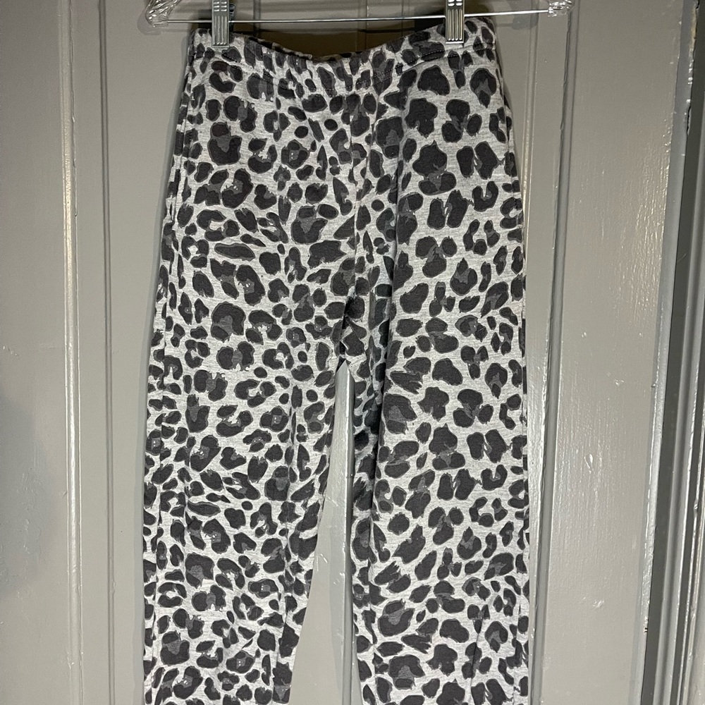Cheetah Print Jogger Sweatpants